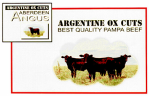 ARGENTINE OX CUTS Logo (DPMA, 28.05.1998)