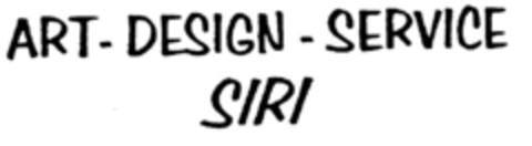 ART-DESIGN-SERVICE SIRI Logo (DPMA, 16.06.1998)