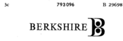 BERKSHIRE Logo (DPMA, 03.08.1963)