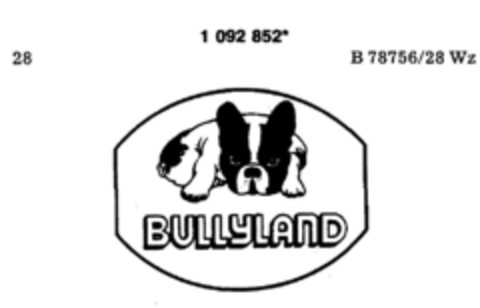 BULLYLAND Logo (DPMA, 20.02.1986)