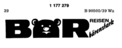 BÄR REISEN bärenstark Logo (DPMA, 07/30/1990)