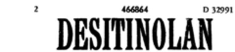 DESITINOLAN Logo (DPMA, 27.04.1934)