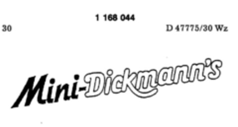 Mini-Dickmann's Logo (DPMA, 17.03.1990)