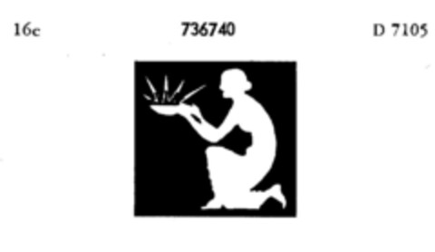 736740 Logo (DPMA, 13.02.1956)