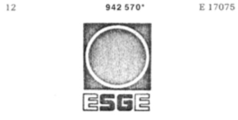 ESGE Logo (DPMA, 08/14/1973)