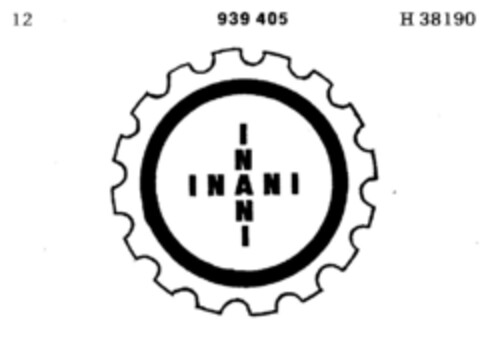 INANI INANI Logo (DPMA, 29.03.1973)