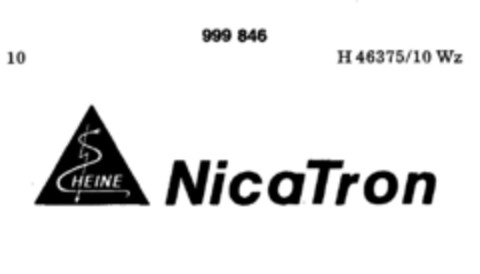 HEINE NicaTron Logo (DPMA, 18.07.1979)