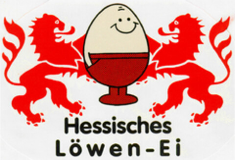 Hessisches Löwen - Ei Logo (DPMA, 02/18/1987)