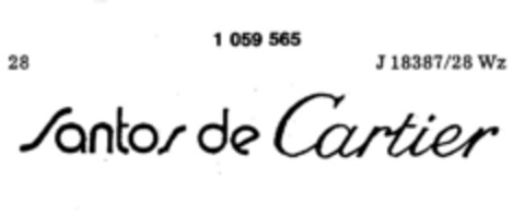 Santos de Cartier Logo (DPMA, 14.06.1983)