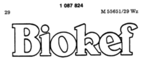 Biokef Logo (DPMA, 15.11.1984)