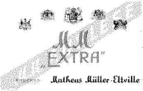 MM "EXTRA" MM AUSLESE TROCKEN Matheus Müller-Eltville Logo (DPMA, 10.12.1953)