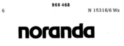 noranda Logo (DPMA, 02/03/1977)
