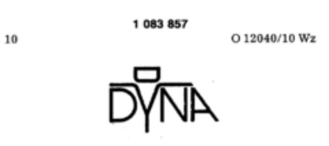 DYNA Logo (DPMA, 26.03.1985)