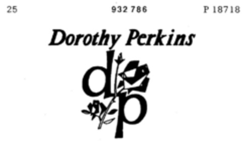 Dorothy Perkins Logo (DPMA, 02.02.1970)