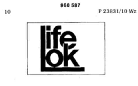 Life Lok Logo (DPMA, 06/14/1976)