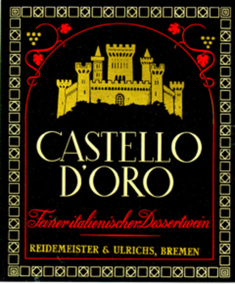 CASTELLO D'ORO Logo (DPMA, 28.09.1950)
