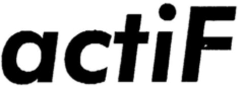 actiF Logo (DPMA, 01/24/2000)