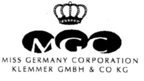 MISS GERMANY CORPORATION KLEMMER GMBH & CO KG Logo (DPMA, 07.06.2000)