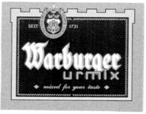 Warburger urmix Logo (DPMA, 16.10.2001)