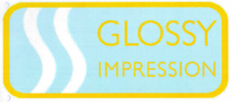 GLOSSY IMPRESSION Logo (DPMA, 09.11.2001)