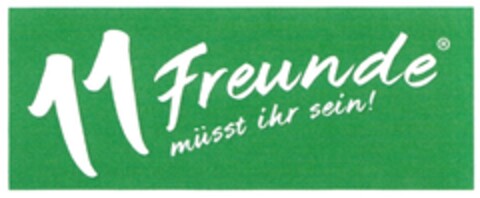 11 Freunde müsst ihr sein! Logo (DPMA, 09.10.2009)