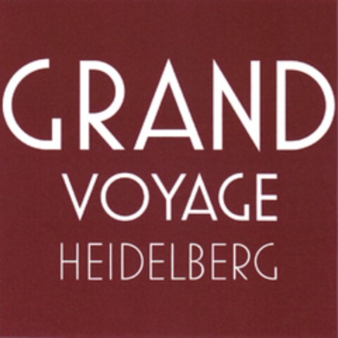 GRAND VOYAGE HEIDELBERG Logo (DPMA, 06.12.2013)