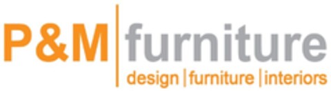 P&M furniture design furniture interiors Logo (DPMA, 16.01.2014)
