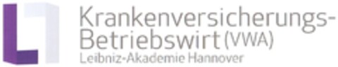 Krankenversicherungs-Betriebswirt (VWA) Leibniz-Akademie Hannover Logo (DPMA, 05.02.2014)