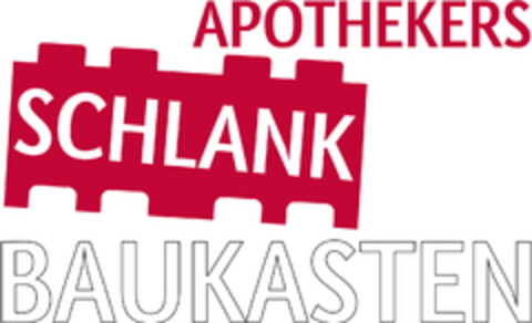 APOTHEKERS SCHLANK BAUKASTEN Logo (DPMA, 08.10.2014)