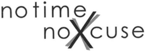 no time noXcuse Logo (DPMA, 06.03.2015)