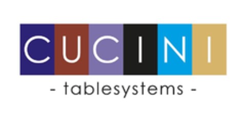 CUCINI -  tablesystems - Logo (DPMA, 01.06.2016)