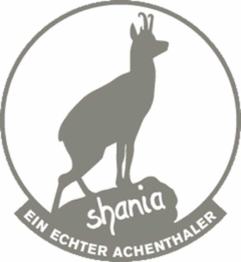 EIN ECHTER ACHENTHALER shania Logo (DPMA, 05.12.2017)