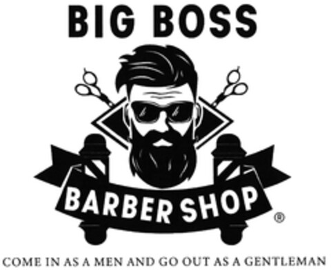 BIG BOSS BARBER SHOP Logo (DPMA, 11/04/2019)