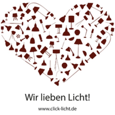 Wir lieben Licht! www.click-licht.de Logo (DPMA, 09/05/2019)