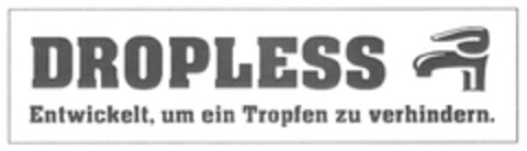 DROPLESS Entwickelt, um ein Tropfen zu verhindern. Logo (DPMA, 07.10.2021)