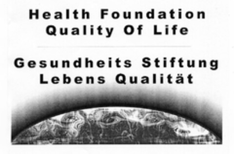 Health Foundation Quality Of Life Gesundheits Stiftung Lebens Qualität Logo (DPMA, 13.04.2004)