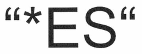 "*ES" Logo (DPMA, 10.07.2004)