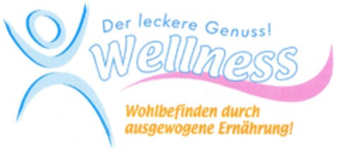 Der leckere Genuss! Wellness Wohlbefinden durch ausgewogene Ernährung! Logo (DPMA, 06.10.2006)