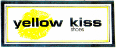 yellow kiss shoes Logo (DPMA, 09.02.1996)