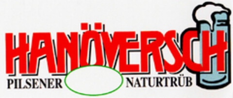 HANÖVERSCH PILSENER NATURTRÜB Logo (DPMA, 07/27/1996)