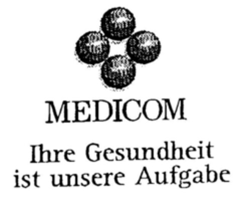 MEDICOM Ihre Gesundheit ist unsere Aufgabe Logo (DPMA, 07.01.1999)