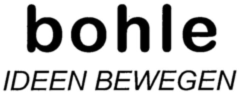 bohle IDEEN BEWEGEN Logo (DPMA, 26.01.1999)