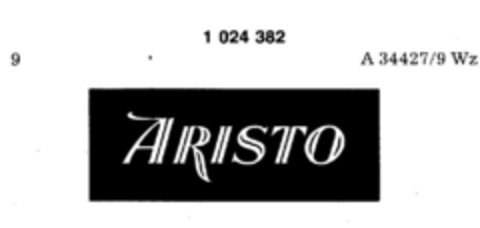 ARISTO Logo (DPMA, 27.03.1981)