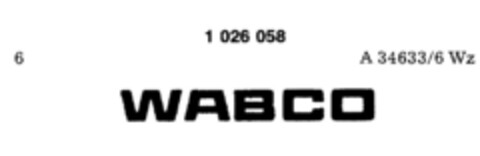 WABCO Logo (DPMA, 01.06.1981)