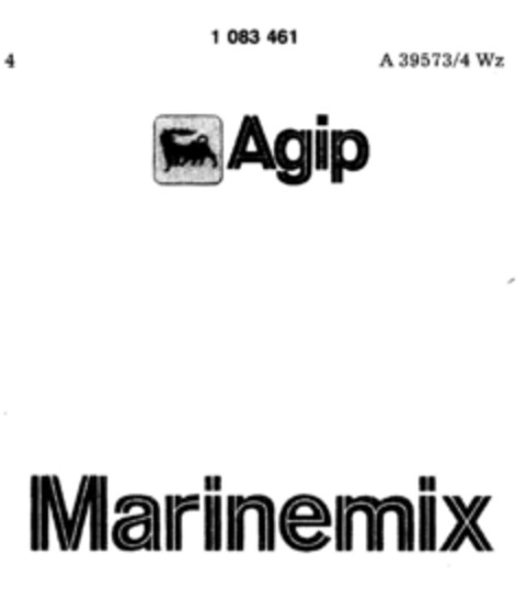 Agip Marinemix Logo (DPMA, 22.02.1985)