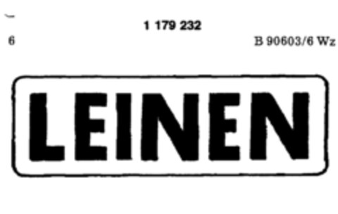 LEINEN Logo (DPMA, 08/16/1990)