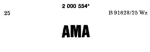 AMA Logo (DPMA, 10.01.1991)