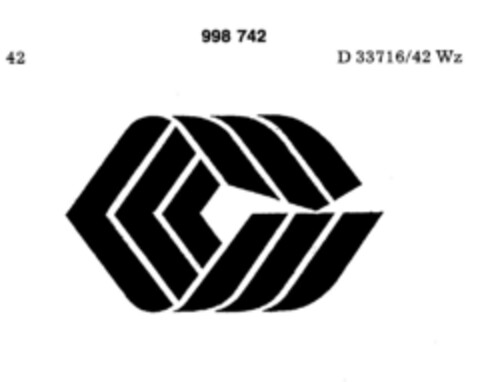 998742 Logo (DPMA, 02.04.1979)