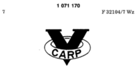 V CARP Logo (DPMA, 08/06/1983)