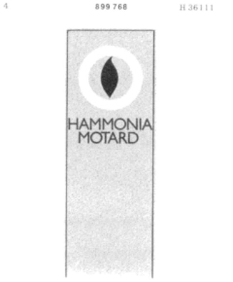 HAMMONIA MOTARD Logo (DPMA, 25.10.1971)